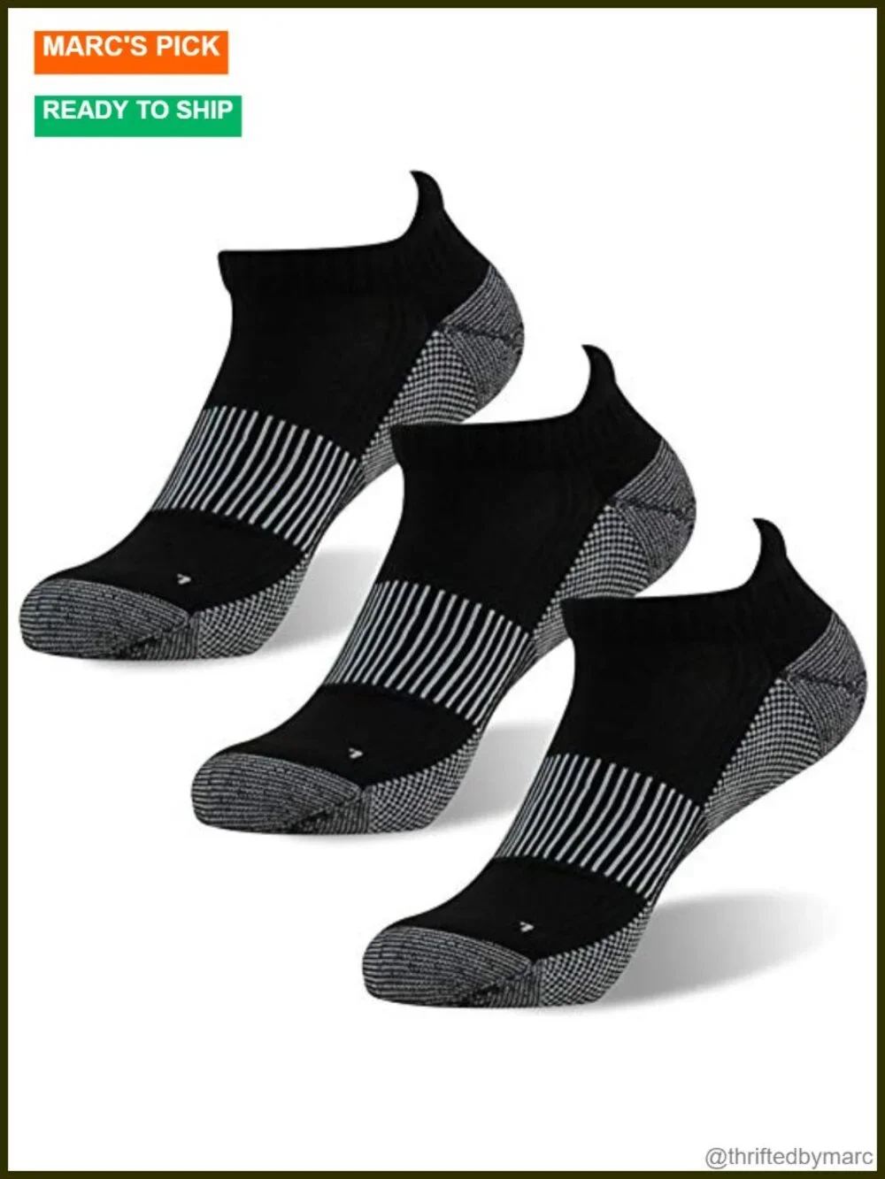Copper Compression Socks - Cushioned Sole Arch Support Athletic Ankle/Crew for